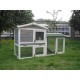 BUNNY BUSINESS The Grove Grey Double Decker Rabbit/ Guinea Pig Hutch with Extra Deep Run BUNNY BUSINESS The Grove Grey Double Decker Rabbit/ Guinea Pig Hutch with Extra Deep Run