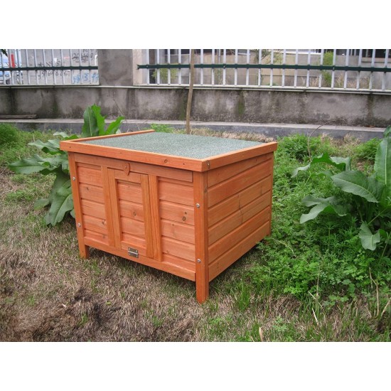BUNNY BUSINESS Wooden Rabbit and Guinea Pig Shelter, Rabbit Hutch and Runs, 50 x 42 x 43 cm, Grey BUNNY BUSINESS Wooden Rabbit and Guinea Pig Shelter, Rabbit Hutch and Runs, 50 x 42 x 43 cm, Grey
