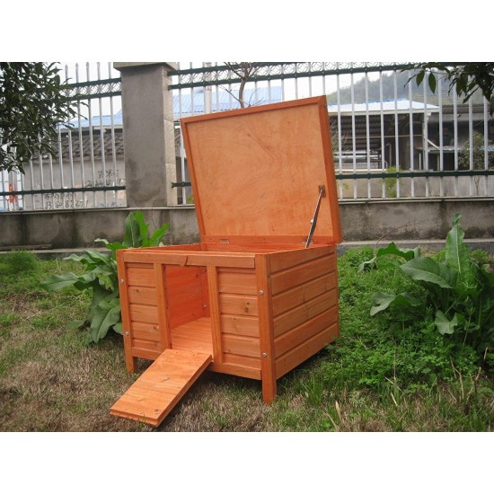 BUNNY BUSINESS Wooden Rabbit and Guinea Pig Shelter, Rabbit Hutch and Runs, 50 x 42 x 43 cm, Grey BUNNY BUSINESS Wooden Rabbit and Guinea Pig Shelter, Rabbit Hutch and Runs, 50 x 42 x 43 cm, Grey