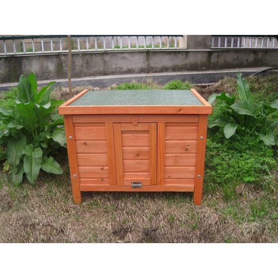 BUNNY BUSINESS Wooden Rabbit and Guinea Pig Shelter, Rabbit Hutch and Runs, 50 x 42 x 43 cm, Grey BUNNY BUSINESS Wooden Rabbit and Guinea Pig Shelter, Rabbit Hutch and Runs, 50 x 42 x 43 cm, Grey