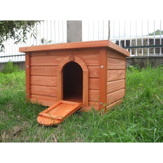 BUNNY BUSINESS Wooden Rabbit and Guinea Pig Shelter, Rabbit Hutch and Runs, 50 x 42 x 43 cm, Grey BUNNY BUSINESS Wooden Rabbit and Guinea Pig Shelter, Rabbit Hutch and Runs, 50 x 42 x 43 cm, Grey