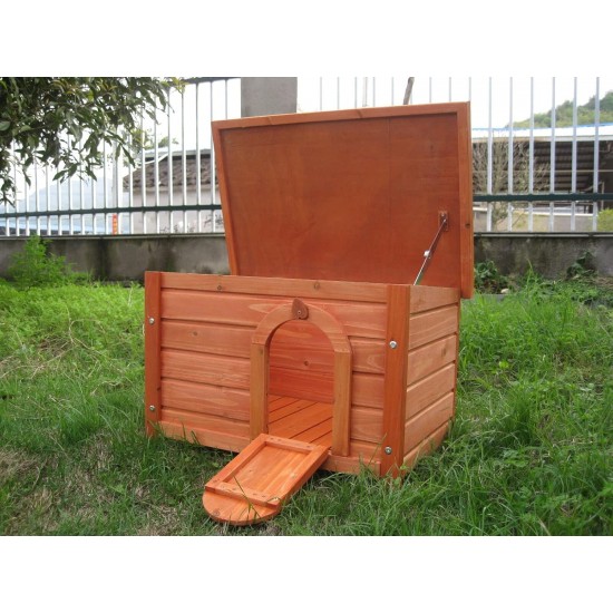 BUNNY BUSINESS Wooden Rabbit and Guinea Pig Shelter, Rabbit Hutch and Runs, 50 x 42 x 43 cm, Grey BUNNY BUSINESS Wooden Rabbit and Guinea Pig Shelter, Rabbit Hutch and Runs, 50 x 42 x 43 cm, Grey
