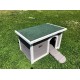 BUNNY BUSINESS Wooden Rabbit and Guinea Pig Shelter, Rabbit Hutch and Runs, 50 x 42 x 43 cm, Grey BUNNY BUSINESS Wooden Rabbit and Guinea Pig Shelter, Rabbit Hutch and Runs, 50 x 42 x 43 cm, Grey