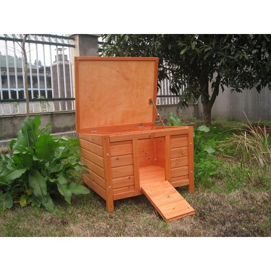 BUNNY BUSINESS Wooden Rabbit and Guinea Pig Shelter, Rabbit Hutch and Runs, 50 x 42 x 43 cm, Grey BUNNY BUSINESS Wooden Rabbit and Guinea Pig Shelter, Rabbit Hutch and Runs, 50 x 42 x 43 cm, Grey