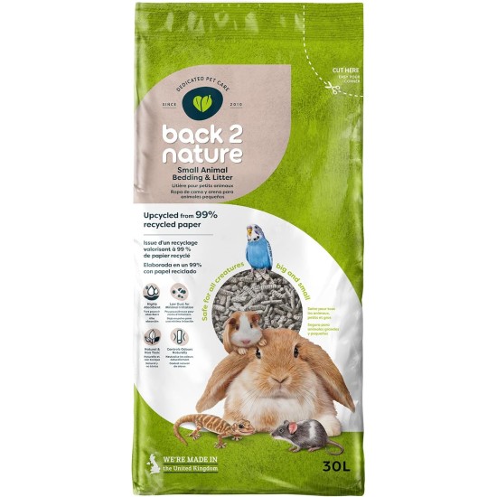 Back 2 Nature Small Animal Bedding - 30 L Back 2 Nature Small Animal Bedding - 30 L