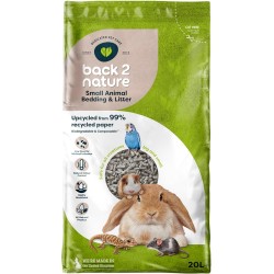 Back 2 Nature Small Animal Biodegradeable Paper Litter 20ltr Back 2 Nature Small Animal Biodegradeable Paper Litter 20ltr