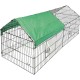 Bakaji Fence for Pets Rabbit Cage Rabbit Chicken Coop Guinea Pig for Small Animals Outdoor Sun Protection Material Steel Size 180 x 75 cm Bakaji Fence for Pets Rabbit Cage Rabbit Chicken Coop Guinea Pig for Small Animals Outdoor Sun Protection Material Steel Size 180 x 75 cm