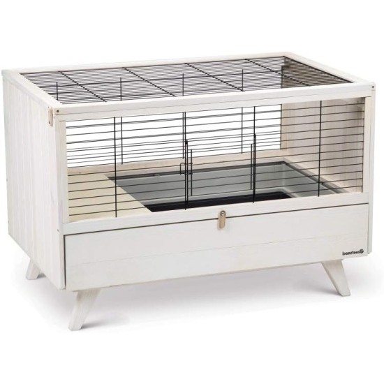Beeztees Alby Indoor Rabbit Hutch Length 100 cm Width 64.5 cm Height 72 cm Beeztees Alby Indoor Rabbit Hutch Length 100 cm Width 64.5 cm Height 72 cm