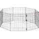 Beeztees Simi Rodent and Rabbit Playpen XL with Door 8 Panels Panel 58 x 62 cm Diameter 155 cm Beeztees Simi Rodent and Rabbit Playpen XL with Door 8 Panels Panel 58 x 62 cm Diameter 155 cm
