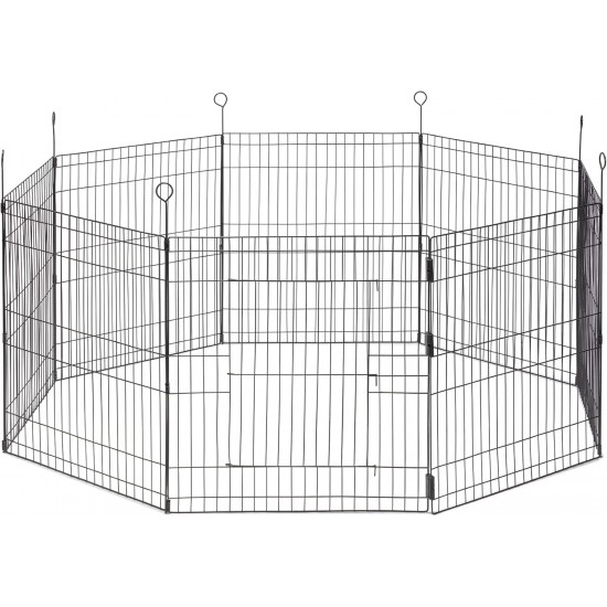 Beeztees Simi Rodent and Rabbit Playpen XL with Door 8 Panels Panel 58 x 62 cm Diameter 155 cm Beeztees Simi Rodent and Rabbit Playpen XL with Door 8 Panels Panel 58 x 62 cm Diameter 155 cm
