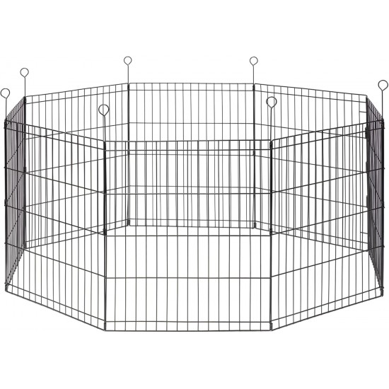 Beeztees Simi Rodent and Rabbit Playpen XL with Door 8 Panels Panel 58 x 62 cm Diameter 155 cm Beeztees Simi Rodent and Rabbit Playpen XL with Door 8 Panels Panel 58 x 62 cm Diameter 155 cm