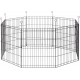Beeztees Simi Rodent and Rabbit Playpen XL with Door 8 Panels Panel 58 x 62 cm Diameter 155 cm Beeztees Simi Rodent and Rabbit Playpen XL with Door 8 Panels Panel 58 x 62 cm Diameter 155 cm