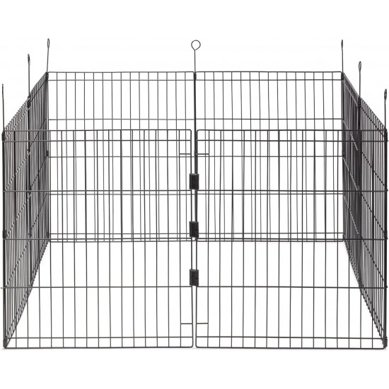 Beeztees Simi Rodent and Rabbit Playpen XL with Door 8 Panels Panel 58 x 62 cm Diameter 155 cm Beeztees Simi Rodent and Rabbit Playpen XL with Door 8 Panels Panel 58 x 62 cm Diameter 155 cm