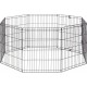 Beeztees Simi Rodent and Rabbit Playpen XL with Door 8 Panels Panel 58 x 62 cm Diameter 155 cm Beeztees Simi Rodent and Rabbit Playpen XL with Door 8 Panels Panel 58 x 62 cm Diameter 155 cm