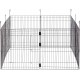 Beeztees Simi Rodent and Rabbit Playpen XL with Door 8 Panels Panel 58 x 62 cm Diameter 155 cm Beeztees Simi Rodent and Rabbit Playpen XL with Door 8 Panels Panel 58 x 62 cm Diameter 155 cm