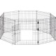 Beeztees Simi Rodent and Rabbit Playpen XL with Door 8 Panels Panel 58 x 62 cm Diameter 155 cm Beeztees Simi Rodent and Rabbit Playpen XL with Door 8 Panels Panel 58 x 62 cm Diameter 155 cm