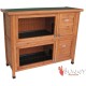 Bunny Business Double Hutch Rabbit/ Guinea Hutch Run, 48-inch Bunny Business Double Hutch Rabbit/ Guinea Hutch Run, 48-inch