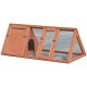 Bunny Business Pet Supplies Apex 1.2m Triangle Rabbit Guinea Pig Run with Enclosure - Red Bunny Business Pet Supplies Apex 1.2m Triangle Rabbit Guinea Pig Run with Enclosure - Red