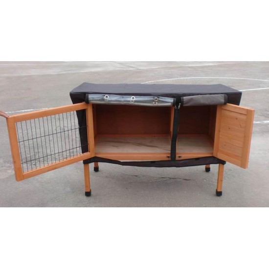 Bunny Business Rabbit Hutch Covers Over 20 Types Rabbit Hutch Cover (Rain), Brown Bunny Business Rabbit Hutch Covers Over 20 Types Rabbit Hutch Cover (Rain), Brown