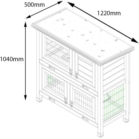 Bunny Business Rabbit Hutch Covers Over 20 Types Rabbit Hutch Cover (Rain), Brown Bunny Business Rabbit Hutch Covers Over 20 Types Rabbit Hutch Cover (Rain), Brown