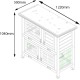 Bunny Business Rabbit Hutch Covers Over 20 Types Rabbit Hutch Cover (Rain), Brown Bunny Business Rabbit Hutch Covers Over 20 Types Rabbit Hutch Cover (Rain), Brown