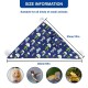 CQJ Bearded Dragon Hammock Swing for Hanging Reptile Bed Lounger with Cushion Hooks and Suction Cup for Large Small Bearded Dragons, Geckos, Lizards, Snakes (Blue, 19 x 13 inches)