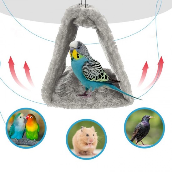 CQJ Bird Nest Cuddly Hut Soft Plush Hammock for Pets such as Hamsters, Parrots, Macaws, Budgies, Eclectopies, Parakeets, Cockatiels, Cockatoos and Love Birds (Pink) CQJ Bird Nest Cuddly Hut Soft Plush Hammock for Pets such as Hamsters, Parrots, Macaws, Budgies, Eclectopies, Parakeets, Cockatiels, Cockatoos and Love Birds (Pink)