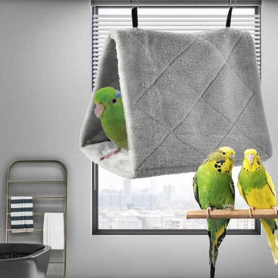 CQJ Bird Nest Cuddly Hut Soft Plush Hammock for Pets such as Hamsters, Parrots, Macaws, Budgies, Eclectopies, Parakeets, Cockatiels, Cockatoos and Love Birds (Pink) CQJ Bird Nest Cuddly Hut Soft Plush Hammock for Pets such as Hamsters, Parrots, Macaws, Budgies, Eclectopies, Parakeets, Cockatiels, Cockatoos and Love Birds (Pink)