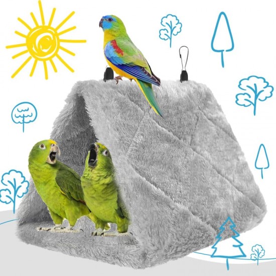 CQJ Bird Nest Cuddly Hut Soft Plush Hammock for Pets such as Hamsters, Parrots, Macaws, Budgies, Eclectopies, Parakeets, Cockatiels, Cockatoos and Love Birds (Pink) CQJ Bird Nest Cuddly Hut Soft Plush Hammock for Pets such as Hamsters, Parrots, Macaws, Budgies, Eclectopies, Parakeets, Cockatiels, Cockatoos and Love Birds (Pink)