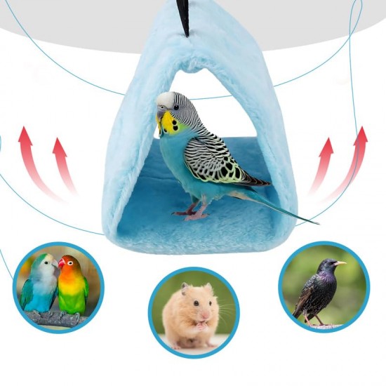 CQJ Bird Nest Cuddly Hut Soft Plush Hammock for Pets such as Hamsters, Parrots, Macaws, Budgies, Eclectopies, Parakeets, Cockatiels, Cockatoos and Love Birds (Pink) CQJ Bird Nest Cuddly Hut Soft Plush Hammock for Pets such as Hamsters, Parrots, Macaws, Budgies, Eclectopies, Parakeets, Cockatiels, Cockatoos and Love Birds (Pink)