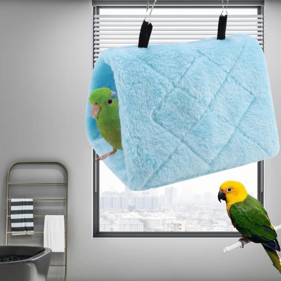 CQJ Bird Nest Cuddly Hut Soft Plush Hammock for Pets such as Hamsters, Parrots, Macaws, Budgies, Eclectopies, Parakeets, Cockatiels, Cockatoos and Love Birds (Pink) CQJ Bird Nest Cuddly Hut Soft Plush Hammock for Pets such as Hamsters, Parrots, Macaws, Budgies, Eclectopies, Parakeets, Cockatiels, Cockatoos and Love Birds (Pink)