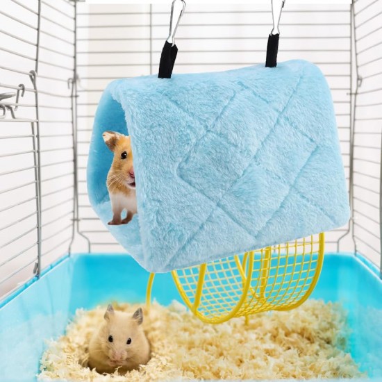 CQJ Bird Nest Cuddly Hut Soft Plush Hammock for Pets such as Hamsters, Parrots, Macaws, Budgies, Eclectopies, Parakeets, Cockatiels, Cockatoos and Love Birds (Pink) CQJ Bird Nest Cuddly Hut Soft Plush Hammock for Pets such as Hamsters, Parrots, Macaws, Budgies, Eclectopies, Parakeets, Cockatiels, Cockatoos and Love Birds (Pink)