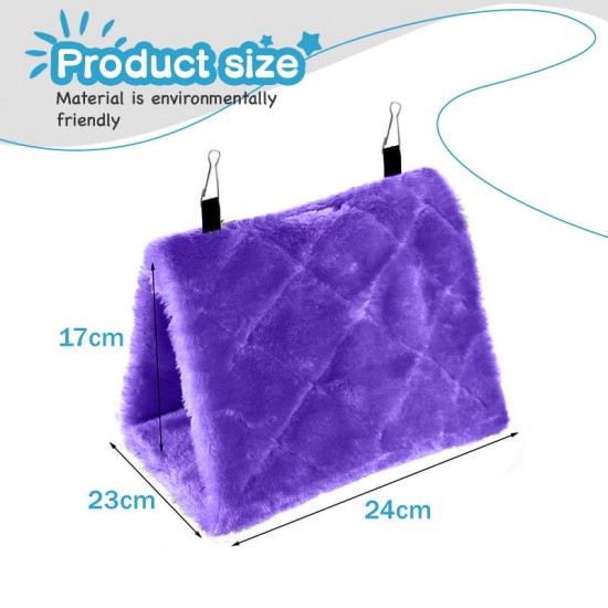 CQJ Bird Nest Cuddly Hut Soft Plush Hammock for Pets such as Hamsters, Parrots, Macaws, Budgies, Eclectopies, Parakeets, Cockatiels, Cockatoos and Love Birds (Pink) CQJ Bird Nest Cuddly Hut Soft Plush Hammock for Pets such as Hamsters, Parrots, Macaws, Budgies, Eclectopies, Parakeets, Cockatiels, Cockatoos and Love Birds (Pink)