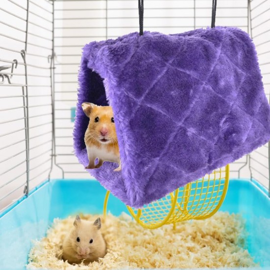 CQJ Bird Nest Cuddly Hut Soft Plush Hammock for Pets such as Hamsters, Parrots, Macaws, Budgies, Eclectopies, Parakeets, Cockatiels, Cockatoos and Love Birds (Pink) CQJ Bird Nest Cuddly Hut Soft Plush Hammock for Pets such as Hamsters, Parrots, Macaws, Budgies, Eclectopies, Parakeets, Cockatiels, Cockatoos and Love Birds (Pink)