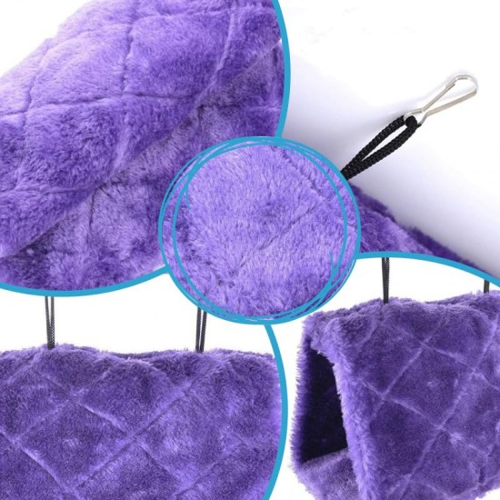 CQJ Bird Nest Cuddly Hut Soft Plush Hammock for Pets such as Hamsters, Parrots, Macaws, Budgies, Eclectopies, Parakeets, Cockatiels, Cockatoos and Love Birds (Pink) CQJ Bird Nest Cuddly Hut Soft Plush Hammock for Pets such as Hamsters, Parrots, Macaws, Budgies, Eclectopies, Parakeets, Cockatiels, Cockatoos and Love Birds (Pink)