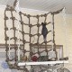 CQJ Parrot Climbing Net Jungle Fever Rope - Toy for Small Animals such as Budgies, Lovebirds, Finches, Cockatiels, Conures (Large: 60x60cm) CQJ Parrot Climbing Net Jungle Fever Rope - Toy for Small Animals such as Budgies, Lovebirds, Finches, Cockatiels, Conures (Large: 60x60cm)