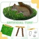 CQJ Reptile Hammock Swing Hanging Bed, PP Grass Pad, Portable Bird Swing Stand, Natural Swing Hanging Bed for Bearded Dragon, Leopard, Gecko, Lizard, Birds, Parrots (Round) CQJ Reptile Hammock Swing Hanging Bed, PP Grass Pad, Portable Bird Swing Stand, Natural Swing Hanging Bed for Bearded Dragon, Leopard, Gecko, Lizard, Birds, Parrots (Round)
