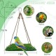 CQJ Reptile Hammock Swing Hanging Bed, PP Grass Pad, Portable Bird Swing Stand, Natural Swing Hanging Bed for Bearded Dragon, Leopard, Gecko, Lizard, Birds, Parrots (Round) CQJ Reptile Hammock Swing Hanging Bed, PP Grass Pad, Portable Bird Swing Stand, Natural Swing Hanging Bed for Bearded Dragon, Leopard, Gecko, Lizard, Birds, Parrots (Round)