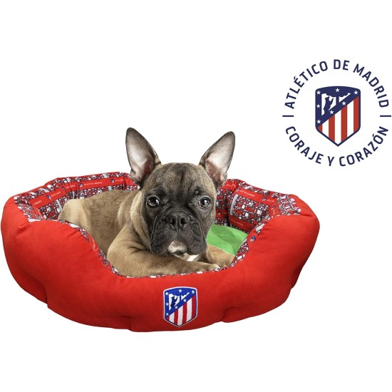 CYPBRANDS Atletico de Madrid BE-01S-ATL Pet Bed, Small, Multi-Colour CYPBRANDS Atletico de Madrid BE-01S-ATL Pet Bed, Small, Multi-Colour