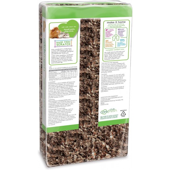 Carefresh Natural Animal Bedding, 14L for Small Mammals Carefresh Natural Animal Bedding, 14L for Small Mammals