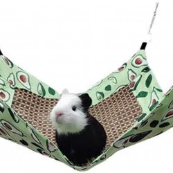 DAUZ Summer Cooling Hamster Hammock Small Animal Hammock Cooling Mat Cute Rattan Easy Installation for Ferret Hamster Rodent (Avocado) DAUZ Summer Cooling Hamster Hammock Small Animal Hammock Cooling Mat Cute Rattan Easy Installation for Ferret Hamster Rodent (Avocado)