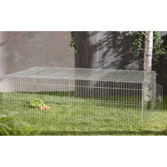 Dehner 4097200 Björn, ca. 144 x 116 x 58 cm, Metal Outdoor Run, L Dehner 4097200 Björn, ca. 144 x 116 x 58 cm, Metal Outdoor Run, L