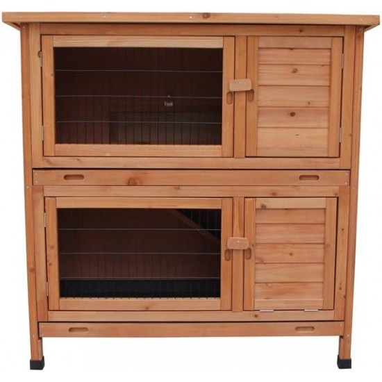 Dehner Original Rabbit Hutch with Thermal Insulation Dehner Original Rabbit Hutch with Thermal Insulation