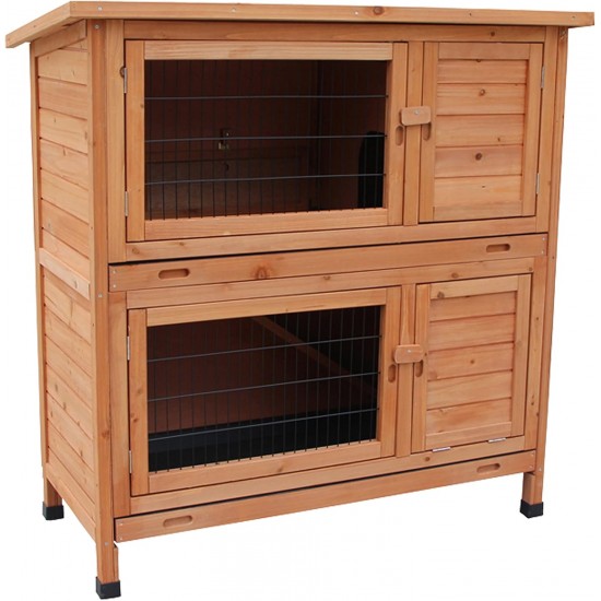 Dehner Original Rabbit Hutch with Thermal Insulation Dehner Original Rabbit Hutch with Thermal Insulation