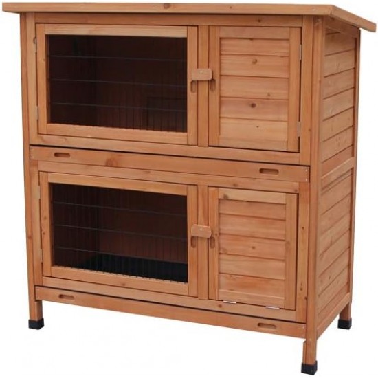 Dehner Original Rabbit Hutch with Thermal Insulation Dehner Original Rabbit Hutch with Thermal Insulation