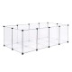 Dibea Indoor / Outdoor Enclosure, made of Plastic, for Small Animals, Expandable, 145 x 74 x 47 cm Dibea Indoor / Outdoor Enclosure, made of Plastic, for Small Animals, Expandable, 145 x 74 x 47 cm