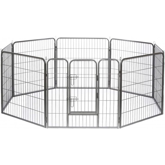 Dibea Puppy Play Pen for Dogs and Small Animals (Sizes / Height Selectable) Dibea Puppy Play Pen for Dogs and Small Animals (Sizes / Height Selectable)