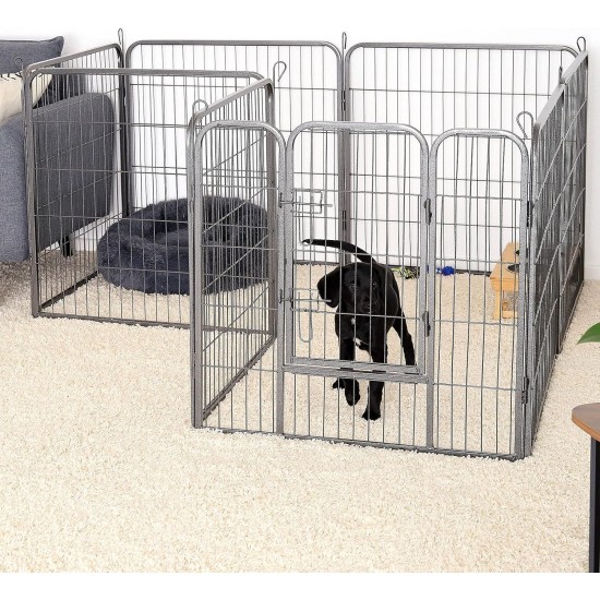 Dibea Puppy Play Pen for Dogs and Small Animals (Sizes / Height Selectable) Dibea Puppy Play Pen for Dogs and Small Animals (Sizes / Height Selectable)
