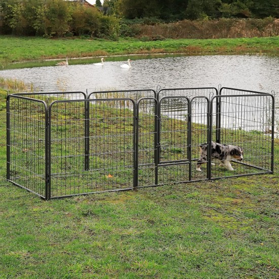 Dibea Puppy Play Pen for Dogs and Small Animals (Sizes / Height Selectable) Dibea Puppy Play Pen for Dogs and Small Animals (Sizes / Height Selectable)