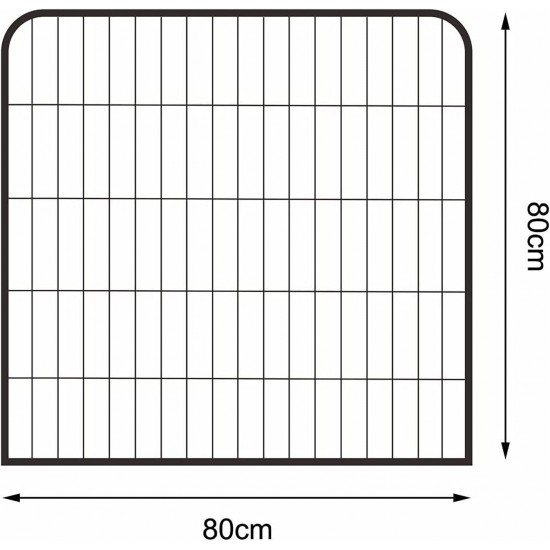 Dibea Puppy Play Pen for Dogs and Small Animals (Sizes / Height Selectable) Dibea Puppy Play Pen for Dogs and Small Animals (Sizes / Height Selectable)